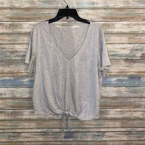 Lululemon front tie short sleeve